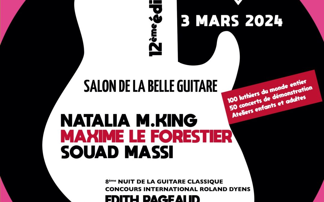 Emmanuel Malépart au Paris Guitar Festival le 2 Mars